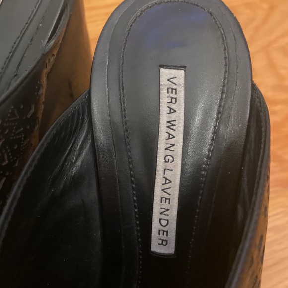 Vera Wang Lavender high heal clog boot. - Picture 4 of 6